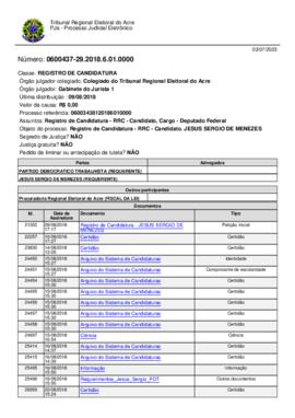 0600437-29.2018.6.01.0000 - JESUS SÉRGIO