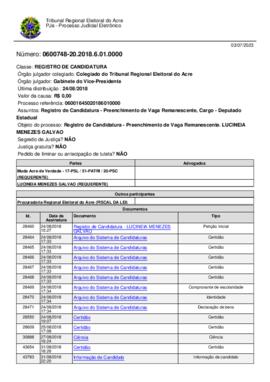 0600748-20.2018.6.01.0000 - LUCINEIA MENZES