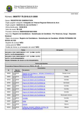 0600757-79.2018.6.01.0000 - BRUNA HOLANDA